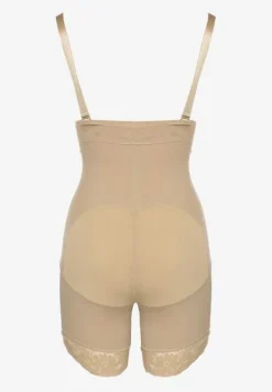 Beżowa Bielizna modelująca z Krótkimi Nogawkami i Regulowanymi Ramiączkami Filindia