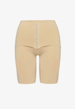 Beżowa Bielizna modelująca Majtki Typu Szorty High Waist Liradelle