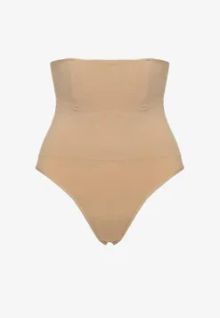 Beżowa Bielizna modelująca Majtki o Kroju Fig High Waist Tillara