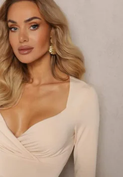 Beżowa Bluzka Iphicraethon