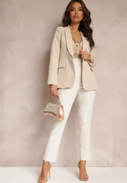 Beżowa Marynarka Alcarpia