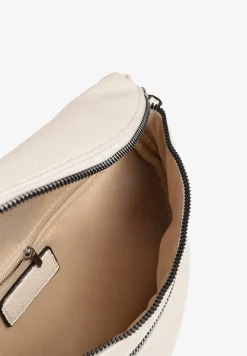 Beżowa Nerka Ozdobiona Frędzlami przy Suwakach Nilarisse