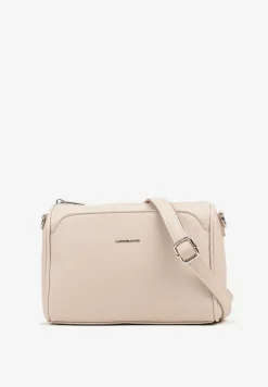 Beżowa Prostokątna Torebka Typu Listonoszka Nalimisse