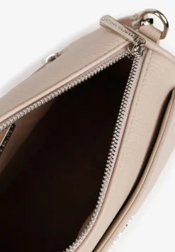 Beżowa Prostokątna Torebka Typu Listonoszka Nalimisse