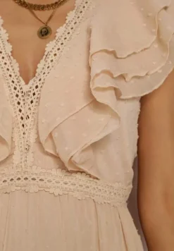 Beżowa Sukienka Iriope