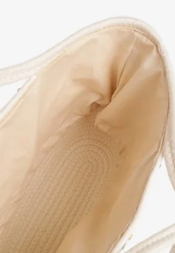 Beżowa Torebka z Bawełny w Kropki Ulorella