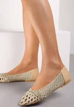 Beżowe Balerinki Gumption