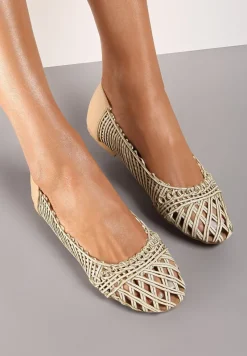 Beżowe Balerinki Gumption