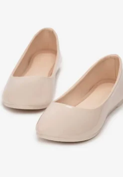 Beżowe Balerinki Nysaxise