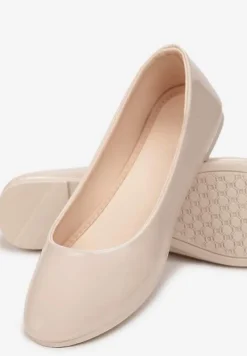 Beżowe Balerinki Nysaxise
