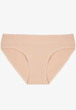 Beżowe Bawełniane Majtki o Kroju Fig Conevia