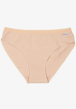 Beżowe Bawełniane Majtki Typu Figi Lanadwen