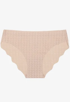 Beżowe Bezszwowe Majtki Typu Figi Liliviana