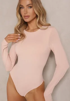 Beżowe Body w Stylu Basic Sovfia