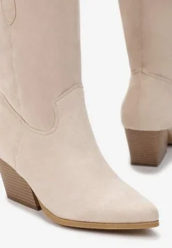 Beżowe Botki Achica
