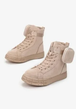 Beżowe Botki Cecyrea