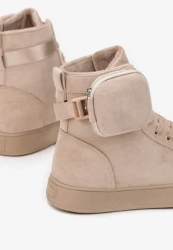 Beżowe Botki Cecyrea