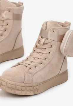 Beżowe Botki Cecyrea