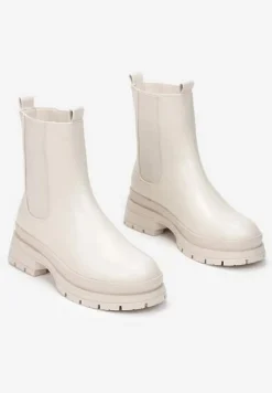 Beżowe Botki Cillime