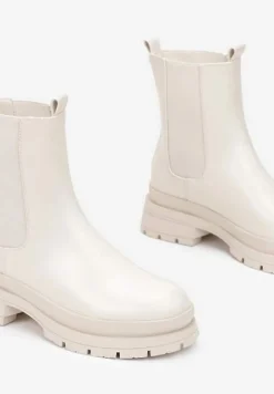 Beżowe Botki Cillime