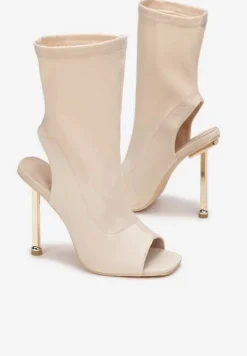 Beżowe Botki Coryander