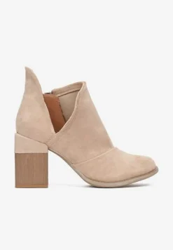 Beżowe Botki Dhysreia