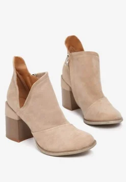 Beżowe Botki Dhysreia
