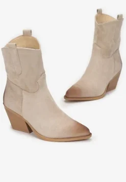 Beżowe Botki Mico