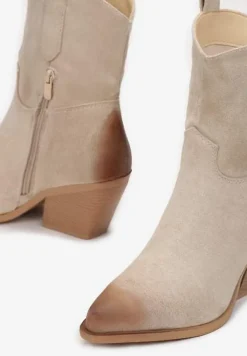 Beżowe Botki Mico