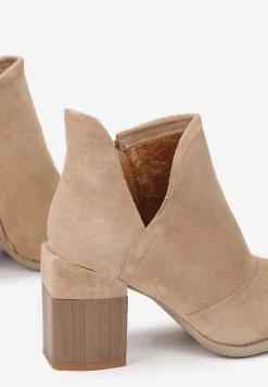 Beżowe Botki Phaerele