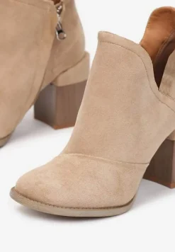 Beżowe Botki Phaerele