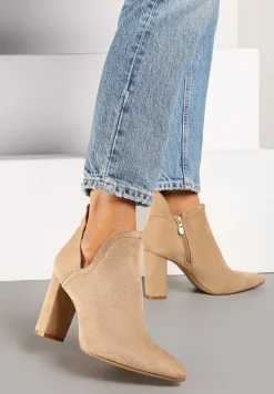 Beżowe Botki Pronene
