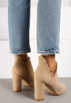 Beżowe Botki Pronene