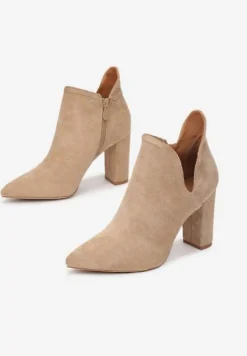Beżowe Botki Pronene