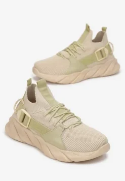 Beżowe Buty Sportowe Aphrasio