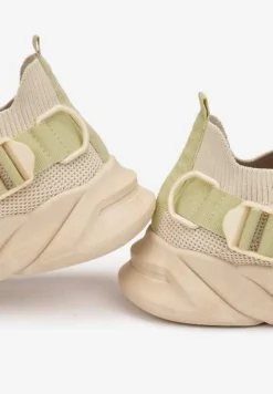 Beżowe Buty Sportowe Aphrasio