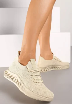 Beżowe Buty Sportowe Eudiopis