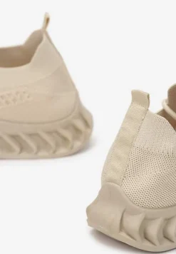 Beżowe Buty Sportowe Eudiopis