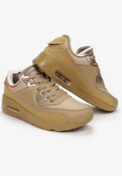 Beżowe Buty Sportowe Irinyxih