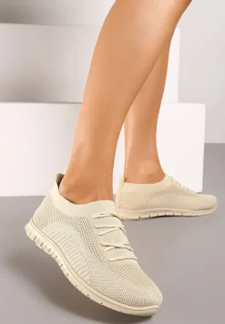 Beżowe Buty Sportowe Phalithoe