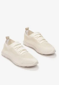 Beżowe Buty Sportowe Phalithoe