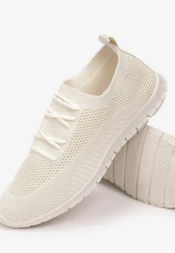 Beżowe Buty Sportowe Phalithoe