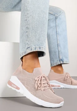 Beżowe Buty Sportowe Philone