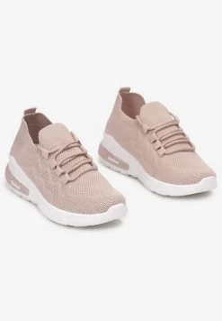 Beżowe Buty Sportowe Philone