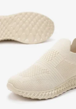 Beżowe Buty Sportowe Phinelle