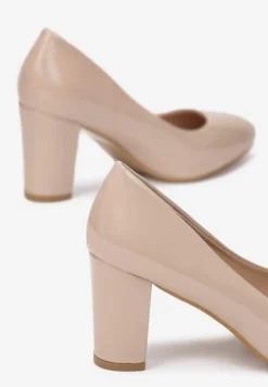 Beżowe Czółenka Agathene