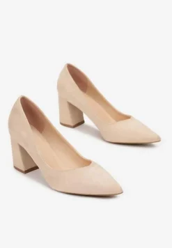 Beżowe Czółenka Aqiamare