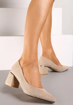 Beżowe Czółenka Sireirene