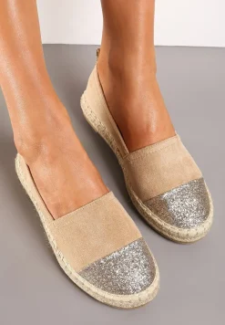 Beżowe Espadryle Aglateia