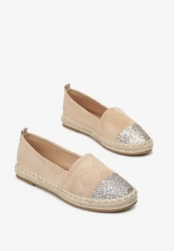 Beżowe Espadryle Aglateia